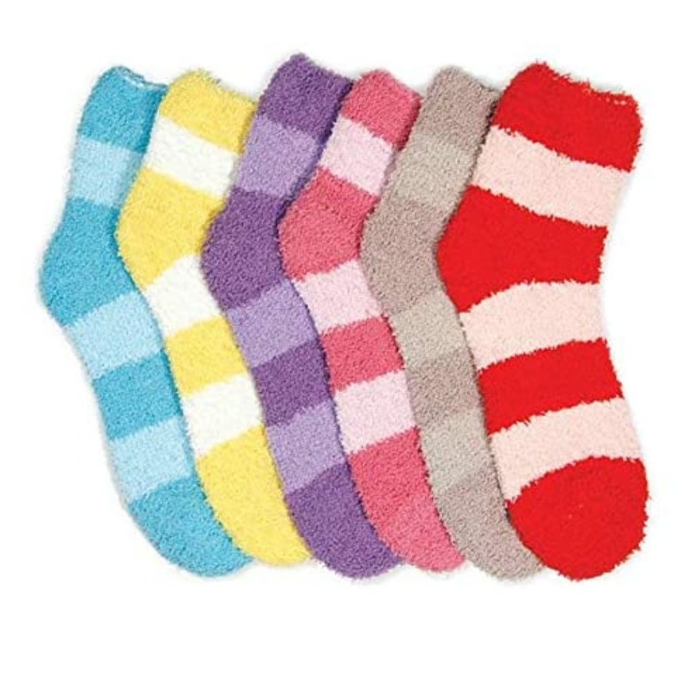 6 PAIRS WOMEN SOFTWINTER SLIPPER SOCKS